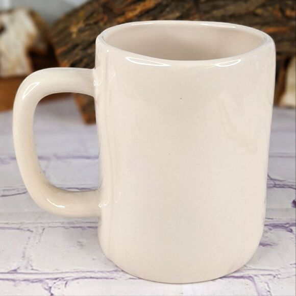 Rae Dunn JOY White/Red Ceramic Mug - Picture 2 of 6